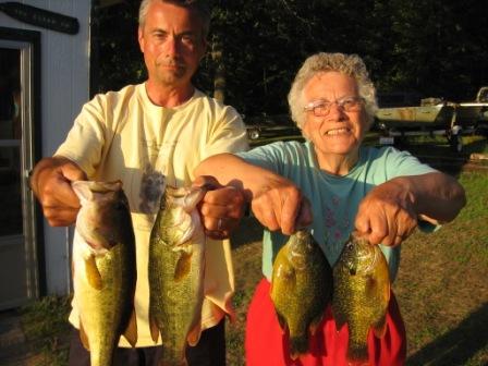 Bryon and Minnie Vogel caught these fish on a nearby lake, September 2008.
