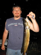 Chris took his 30 inch pike to the taxidermist.  It was the biggest fish of his young life!  Good job Chris.