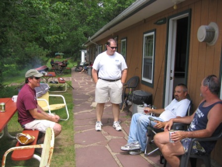 Peter, David, Bill, and Bob; all friends from my days at SIU.