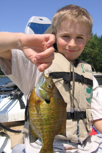 Ben got this nice gill in spring of 2007.  What a great day for this Dad.