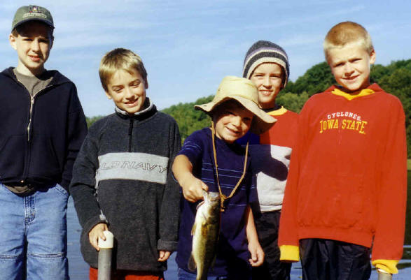 These boys enjoy the lake!