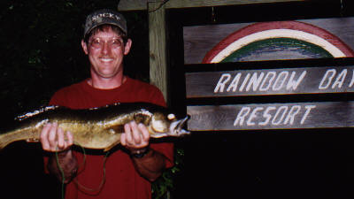 Dave and his son, John, have caught some great walleyes in our lake.