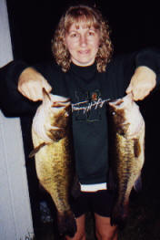 Jean K. caught these great bass in Rice Lake.